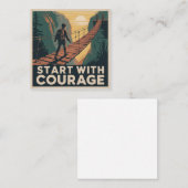 Begin Met Moed Klantenkaartje (Voorkant / Achterkant)