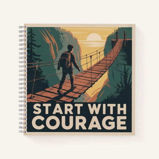 Begin Met Moed Notitieboek (Voorkant)