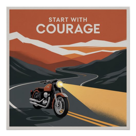 Begin Met Moed Perfect Poster (Voorkant)