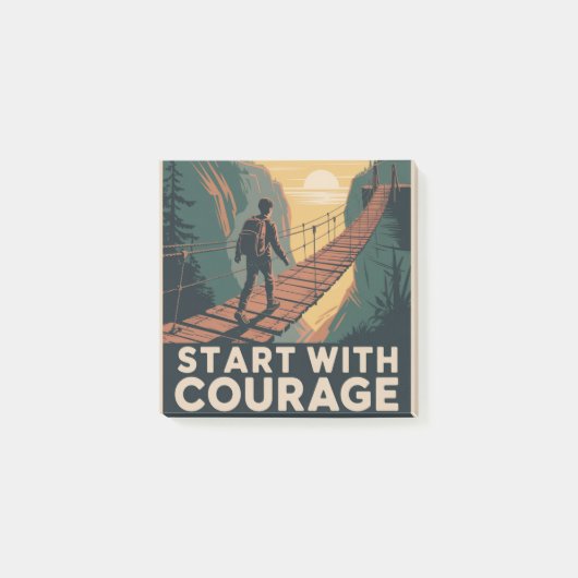 Begin Met Moed Post-it® Notes (Voorkant)