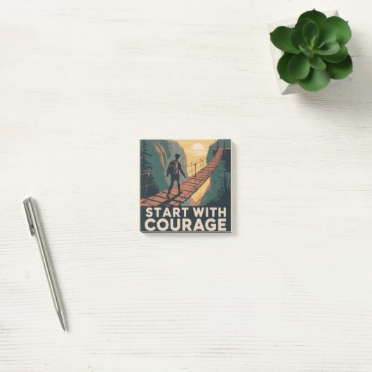 Begin Met Moed Post-it® Notes (Kantoor)