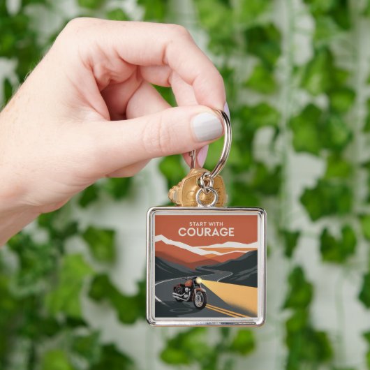 Begin Met Moed Sleutelhanger (Hand)
