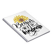 Begin met vriendelijkheid notitieboek (Rechterzijde)