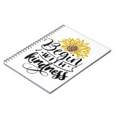 Begin met vriendelijkheid notitieboek (Linkerzijde)