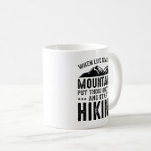 Begin met wandelen koffiemok (Voorkant rechts)