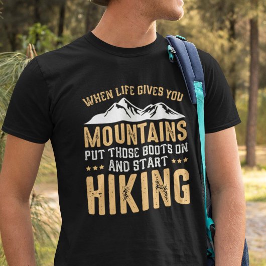 Begin met wandelen t-shirt