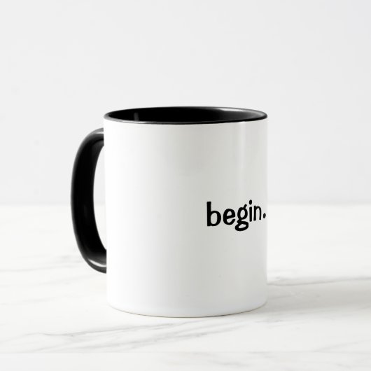 begin. Mok (Voorkant links)