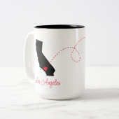 Begin naar status verplaatsen tweekleurige koffiemok (Voorkant links)