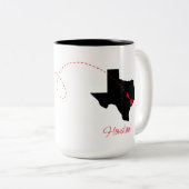 Begin naar status verplaatsen tweekleurige koffiemok (Voorkant rechts)