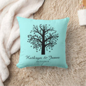 Begin nieuwe familiestructuur, namen/datum; zwart/ kussen (Deken)