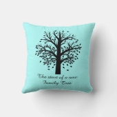 Begin nieuwe familiestructuur, namen/datum; zwart/ kussen (Achterkant)