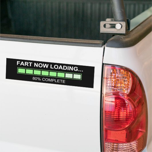 Begin nu laden bumpersticker (Op Truck)