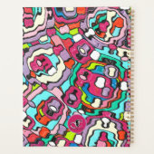 Begin om groot kleurrijk Abstract kunstschilderij  Planner (Achterkant)