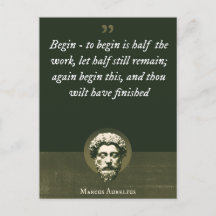 Begin - om te beginnen is de helft van het werk, l