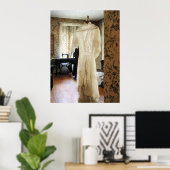 BEGIN ONDER $20 - 19th Century Wedding Dress Poster (Thuiskantoor)