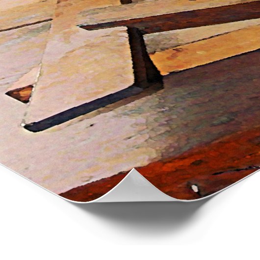 BEGIN ONDER $20 - Compass en T-Square Poster (Hoek)