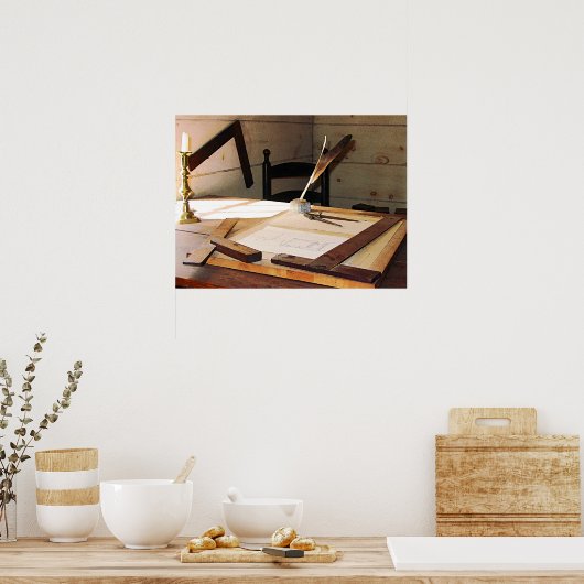 BEGIN ONDER $20 - Compass en T-Square Poster (Keuken)