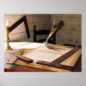 BEGIN ONDER $20 - Compass en T-Square Poster (Voorkant)