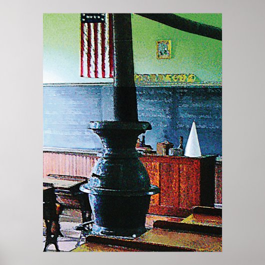 BEGIN ONDER $20 - Eén Room Schoolhouse Poster (Voorkant)
