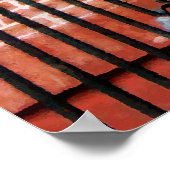 BEGIN ONDER $20 - Zonnebloemen op Stoop Poster (Hoek)