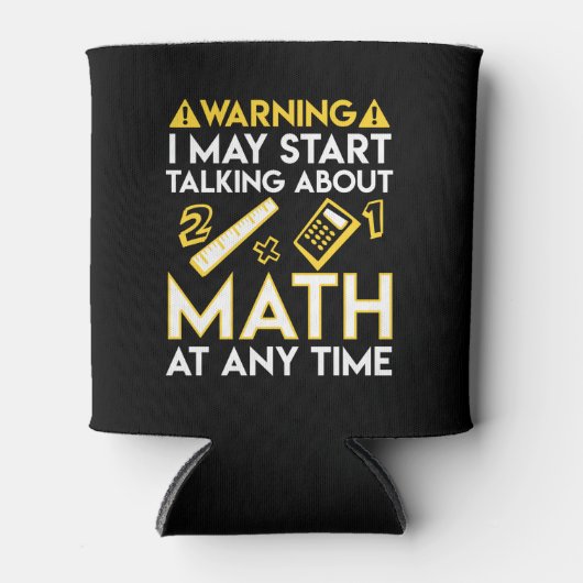 Begin op elk moment over Wiskunde liefhebber Blikjeskoeler (Voorkant)