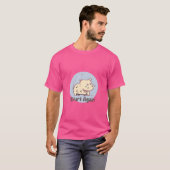 Begin opnieuw met Kawaii baby leuke grappige hippo T-shirt (Voorkant volledig)