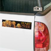 Begin over! De leden van het Europees Parlement Bumpersticker (Op Truck)