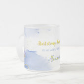 Begin sterk afwerking sterk je hebt deze Mok (Voorkant links)