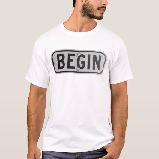 BEGIN T-SHIRT (Voorkant)