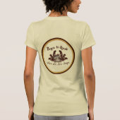 Begin te Spreken als de dauwdruppels Dames T-shirt (Achterkant)