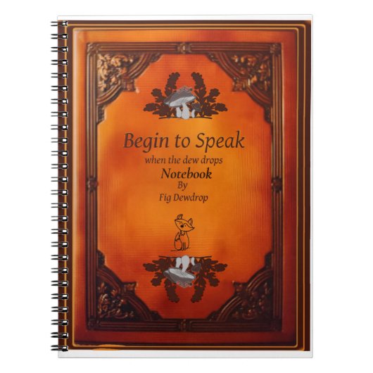 Begin to Speak Notebook Notitieboek (Voorkant)