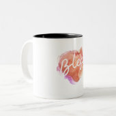 Begin uw dag goed met een Bless Coffee Mok (Voorkant links)