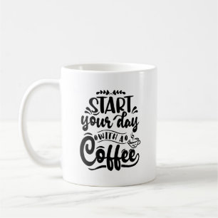 Begin uw dag met een koffie-Mok Koffiemok