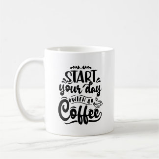 Begin uw dag met een koffie-Mok Koffiemok