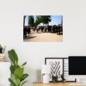 Begin van de eerste Tour de France in 1903 Poster (Thuiskantoor)