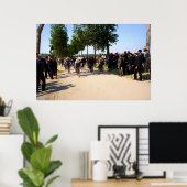 Begin van de eerste Tour de France in 1903 Poster (Thuiskantoor)