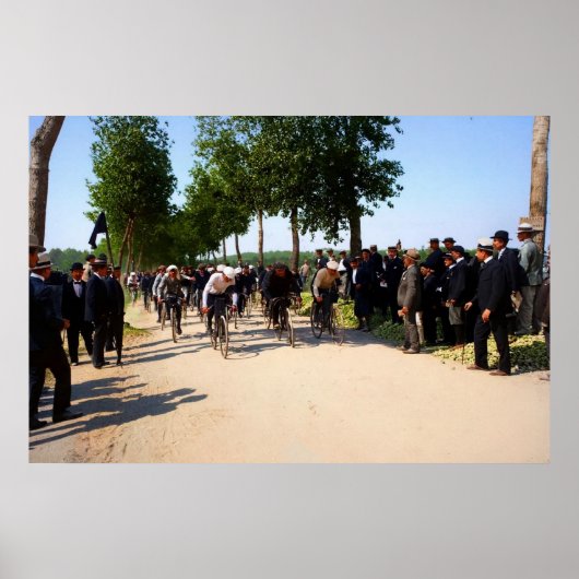 Begin van de eerste Tour de France in 1903 Poster (Voorkant)