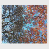 Begin van de herfst cadeaupapier (Vlak)