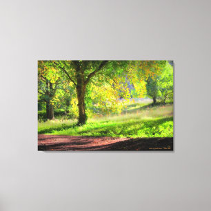 Begin van de herfst van Cornish - omwikkeld canvas