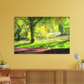 Begin van de herfst van Cornish - omwikkeld canvas (Insitu (Woonkamer))