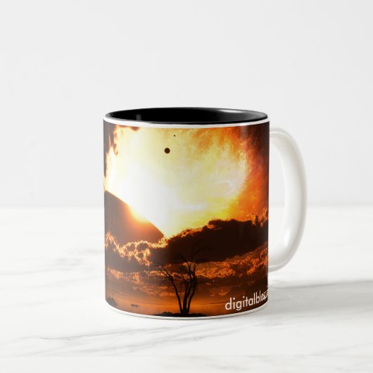 Begin van de Mok Einde (Voorkant rechts)