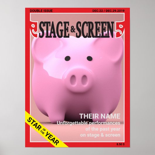 'Begin van het Jaar' Uw eigen Hoesje van het Tijds Poster (Voorkant)