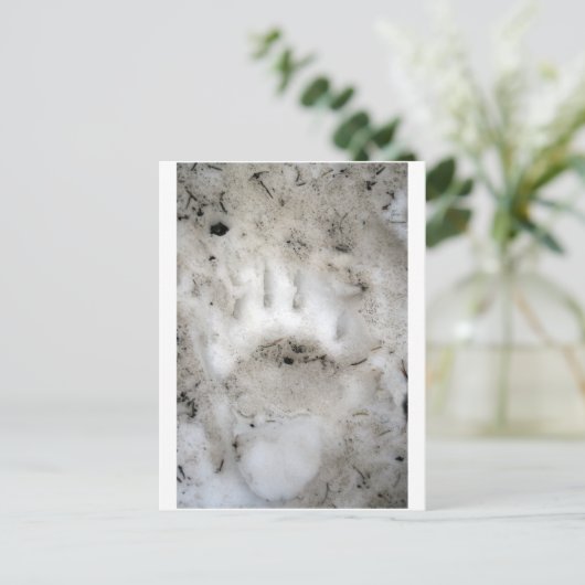 begin van het seizoen briefkaart (Staand voorkant)