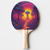 Begin van The Fall Art Tafeltennisbatje (Achterkant)