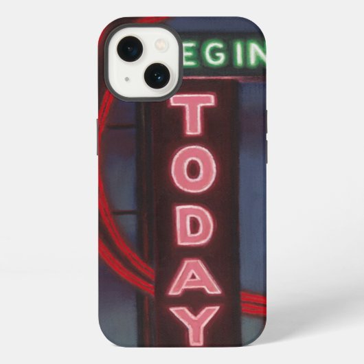 Begin vandaag 2009 iPhone hoesje (Achterkant)