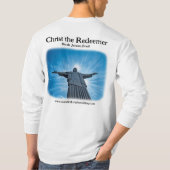Begin vandaag nog met verkennen! - Christus de Ver T-shirt (Achterkant)