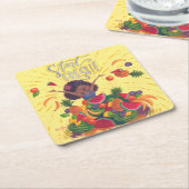 Begin vers! kartonnen onderzetters (Schuin)