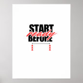 Begin Voor Bereid Poster (Voorkant)