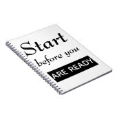 Begin voordat u klaar bent notitieboek (Rechterzijde)