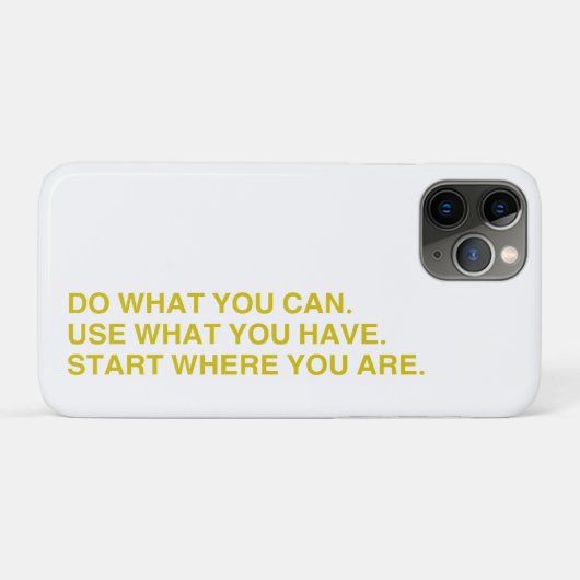 Begin Waar Je Bent Case-Mate iPhone Case (Achterkant (horizontaal))